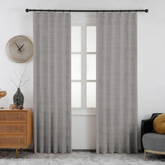 Lena Linen Blend Curtains & Drapes Pleated