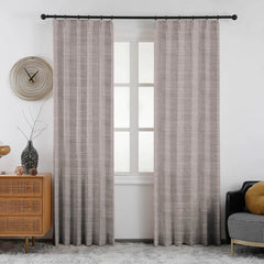 Lena Linen Blend Curtains & Drapes Pleated