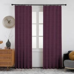 Lena Linen Blend Curtains & Drapes Pleated