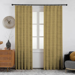 Lena Linen Blend Curtains & Drapes Pleated