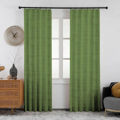 Lena Linen Blend Curtains & Drapes Pleated