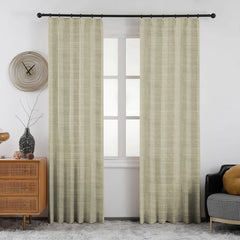 Lena Linen Blend Curtains & Drapes Pleated