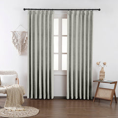 Chloe Cotton Chenille Touch Curtains & Drapes Pleated