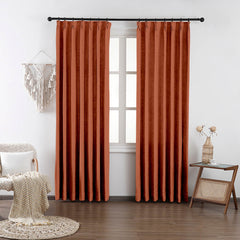 Chloe Cotton Chenille Touch Curtains & Drapes Pleated