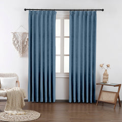 Chloe Cotton Chenille Touch Curtains & Drapes Pleated