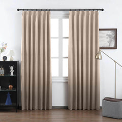 Bella Prismatic Shade Blackout Curtains & Drapes Pleated