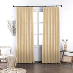 Brooke Cotton-Poly Elegance Curtains & Drapes Soft Top