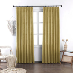 Brooke Cotton-Poly Elegance Curtains & Drapes Soft Top