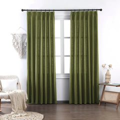 Brooke Cotton-Poly Elegance Curtains & Drapes Soft Top