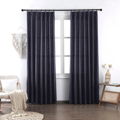 Brooke Cotton-Poly Elegance Curtains & Drapes Soft Top