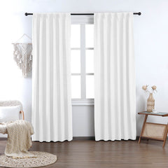 Madison Cotton-Poly Blend Curtains & Drapes Pleated