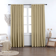 Madison Cotton-Poly Blend Curtains & Drapes Pleated