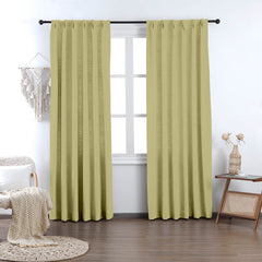 Madison Cotton-Poly Blend Curtains & Drapes Pleated