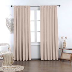 Madison Cotton-Poly Blend Curtains & Drapes Pleated