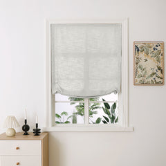 Madison Cotton-Linen Blend Relaxed Roman Shades