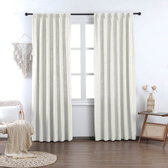 Madison Cotton-Poly Blend Curtains & Drapes Pleated