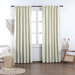 Madison Cotton-Poly Blend Curtains & Drapes Pleated