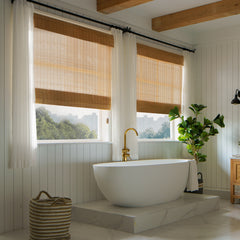 Natural EarthTone Bamboo Woven Shades