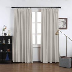 Charlotte Timeless Cotton Comfort Curtains & Drapes Pleated