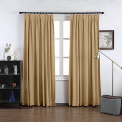 Charlotte Timeless Cotton Comfort Curtains & Drapes Pleated