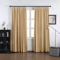 Charlotte Timeless Cotton Comfort Curtains & Drapes Pleated