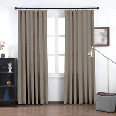 Taylor Cotton-Poly Elegance Curtains & Drapes Soft Top