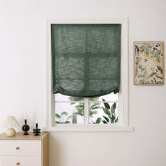 Maya Linen Relaxed Roman Shades