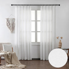 Amelia Light Sheer Curtains & Drapes Pleated