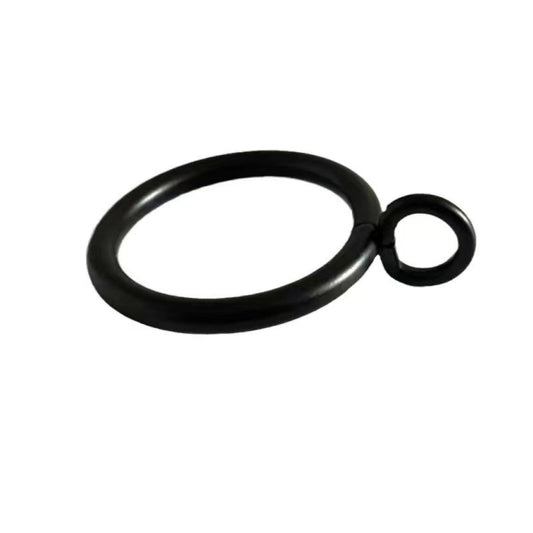 Thickened black curtain Hook Accessories Roman Ring rod Buckle Hook Round metal shower curtain ring with ear loops