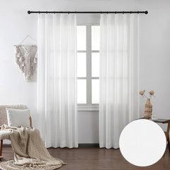 Amelia Light Sheer Curtains & Drapes Pleated