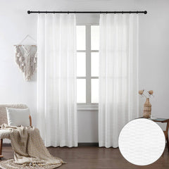 Amelia Light Sheer Curtains & Drapes Pleated