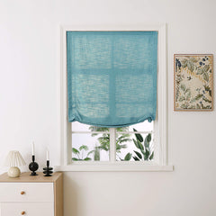 Madison Cotton-Poly Blend Relaxed Roman Shades