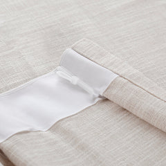 Lena Linen Blend Curtains & Drapes Pleated