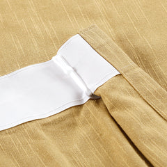 Maya Linen Curtains & Drapes Pleated