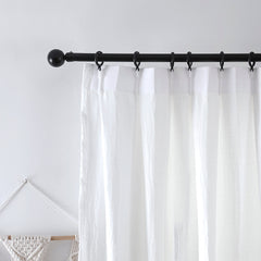 Ava Linen Sheer Curtain & Drapery Pleated