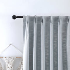 Madison Cotton-Poly Blend Curtains & Drapes Pleated