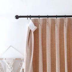 Chloe Cotton Chenille Touch Curtains & Drapes Pleated