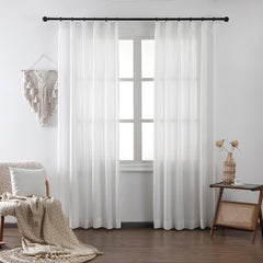 Amelia Light Sheer Curtains & Drapes Pleated