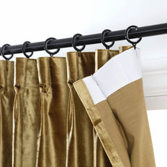 Kelly Velvet Pile Essence Curtains & Drapes Pleated