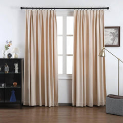 Charlotte Timeless Cotton Comfort Curtains & Drapes Pleated