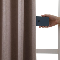 Grace Textured 100% Blackout Elegance Curtains & Drapes Pleated