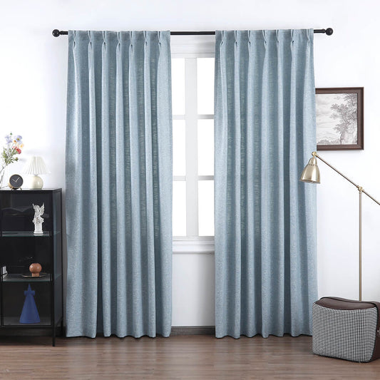 Taylor Cotton-Poly Elegance Curtains & Drapes Pleated