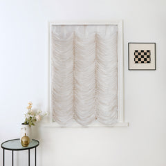 Ava Linen Sheer Austrian Roman Shades